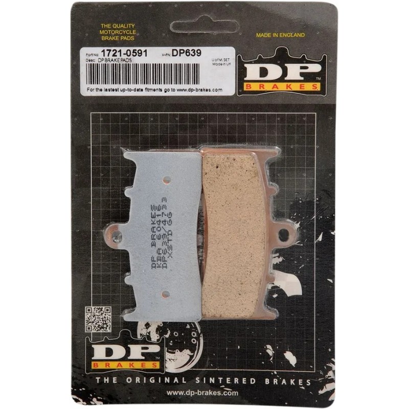 Plaquettes de frein Frittées DP 639