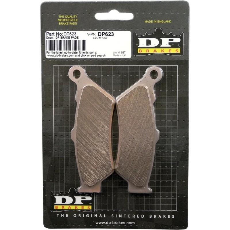 Plaquettes de frein Frittées DP 623