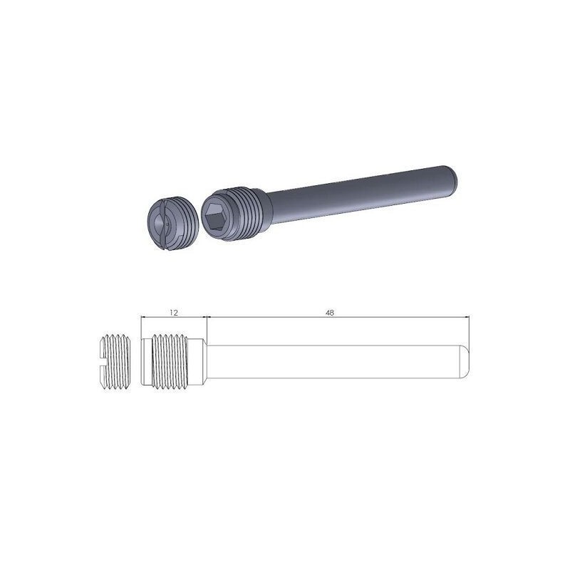 Axe de plaquettes de frein MOTO MASTER type origine Axe de plaquettes de frein MOTO MASTER type origine