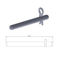 Axe de plaquettes de frein MOTO MASTER type origine