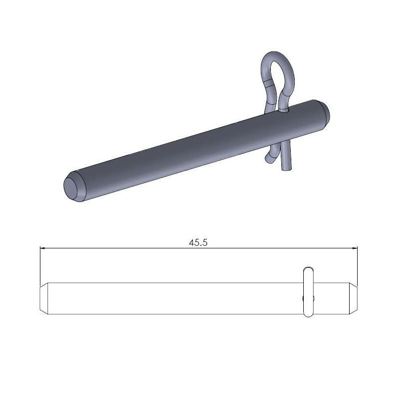 Axe de plaquettes de frein MOTO MASTER type origine Axe de plaquettes de frein MOTO MASTER type origine