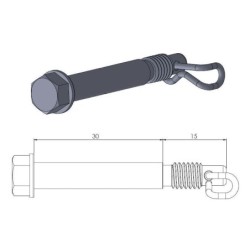 Axe de plaquettes de frein MOTO MASTER type origine