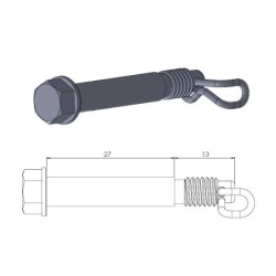 Axe de plaquettes de frein MOTO MASTER type origine