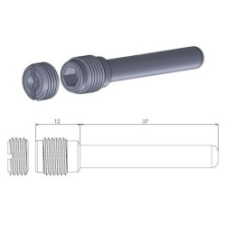 Axe de plaquettes de frein MOTO MASTER type origine