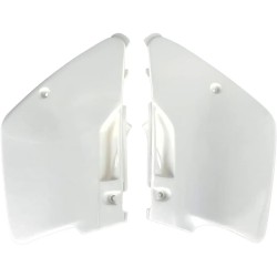 Paire de plaques latérales UFO 125 KX / 250 KX 1994 à 1998 Blanc