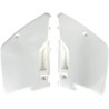 Paire de plaques latérales UFO 125 KX / 250 KX 1994 à 1998 Blanc