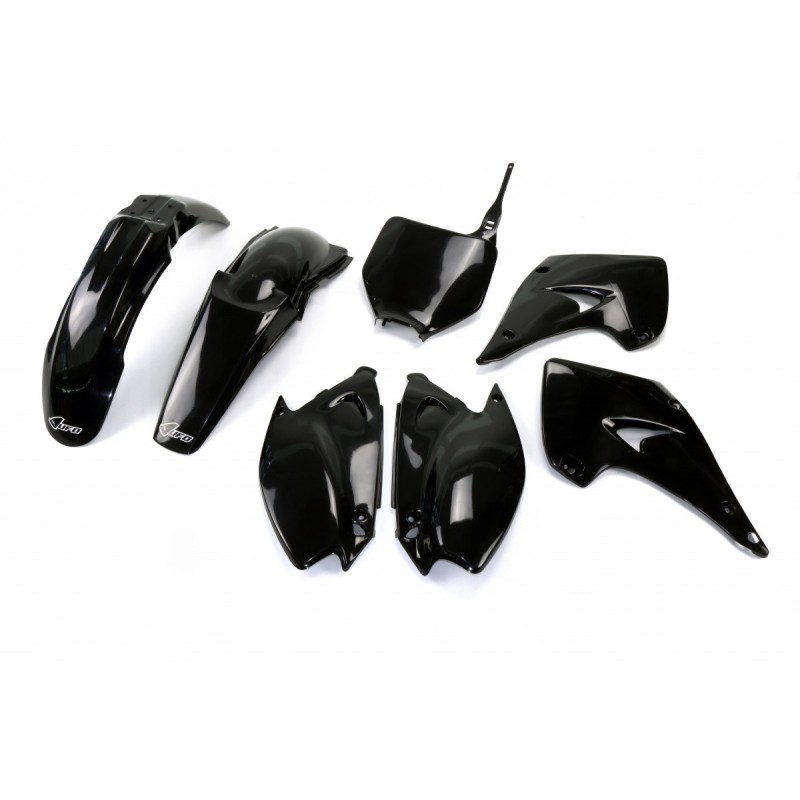 Kit plastiques 125 KX / 250 KX 2005 à 2008 Noir Kit plastiques 125 KX / 250 KX 2005 à 2008 Noir