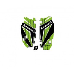 Kit deco de cache radiateur BLACKBIRD Dream Graphic 4 Kawasaki KXF