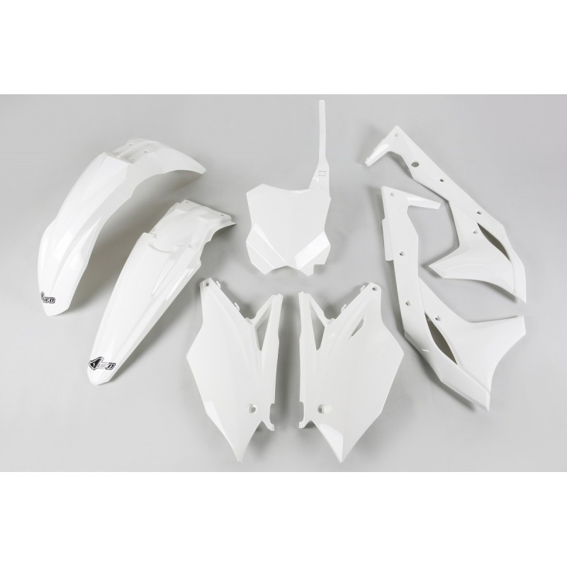 Kit plastiques 250 KXF 2018 à 2020 Blanc Kit plastiques 250 KXF 2018 à 2020 Blanc