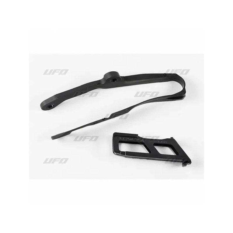 Patin de bras oscillant + patin de Patin de guide chaine 250 KXF 2017 à 2020 / 450 KXF 2016 à 2018 Noir Patin de bras oscillant + patin de Patin de guide chaine 250 KXF 2017 à 2020 / 450 KXF 2016 à 2018 Noir