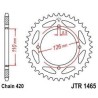 Couronne JTR1465 46 dents - pas de 420 acier carbone C49
