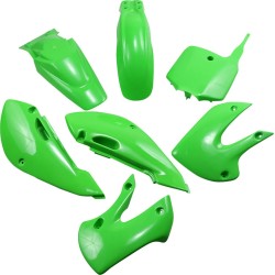 Kit plastiques UFO 65 KX 2001 à 2014 / 110 KLX 2001 à 2009 Vert