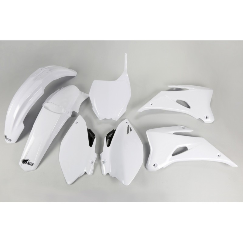 Kit plastiques UFO 250 YZF / 250 WRF / 450 WRF 2006 à 2009 Blanc Kit plastiques UFO 250 YZF / 250 WRF / 450 WRF 2006 à 2009 Blanc