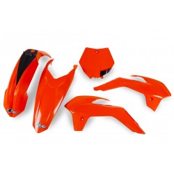 Kit plastiques UFO 85 SX 2013 à 2017 Fluo Orange