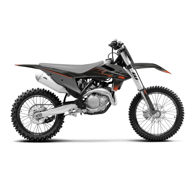 Kit deco BLACKBIRD Mat Black KTM SX / SXF Kit deco BLACKBIRD Mat Black KTM SX / SXF