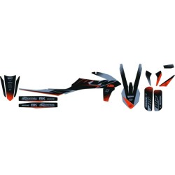 Kit deco BLACKBIRD Mat Black KTM SX / SXF