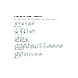 Kit visseries de plastiques UFO SX / SXF 2016 à 2018