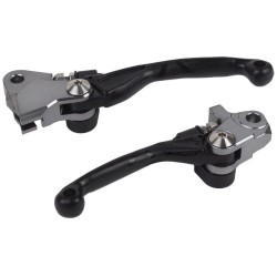 Paire de levier pivot incassables Polisport RMZ 2007 à 2024 couleur noir