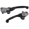 Paire de levier pivot incassables Polisport RMZ 2007 à 2024 couleur noir