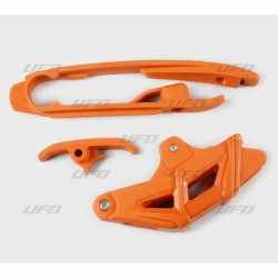 Patin de bras oscillant et patin de guide chaine SX SXF 2016 à 2022 Orange