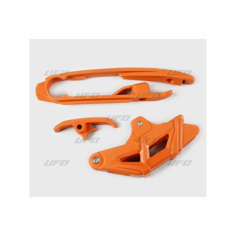 Patin de bras oscillant et patin de guide chaine SX SXF 2016 à 2022 Orange Patin de bras oscillant et patin de guide chaine SX SXF 2016 à 2022 Orange