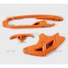 Patin de bras oscillant et patin de guide chaine SX SXF 2016 à 2022 Orange