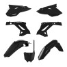 Kit plastiques Polisport 125 CR / 250 CR 2000 à 2001 Restyle 2022 couleur noir