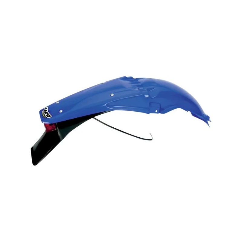 Garde boue arrière UFO avec feu LED YZF / WRF Bleu