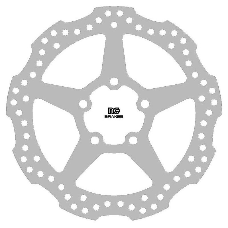 Disque de frein NG BRAKES rond fixe - avant