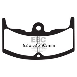 Plaquettes de Frein EBC Arrière Organique serie FA 080/2