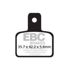 Plaquettes de Frein EBC Arrière Organique serie FA 495