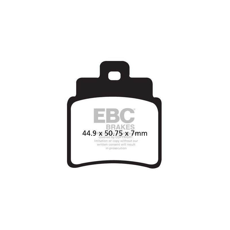 Plaquettes de Frein EBC Arrière Tout terrain Carbon "X" 355/4TT
