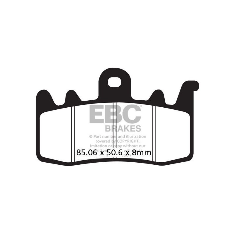 Plaquettes de Frein EBC Arrière Organique serie FA 630