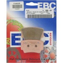 Plaquettes de Frein EBC Arrière Métal fritée "R" 463R