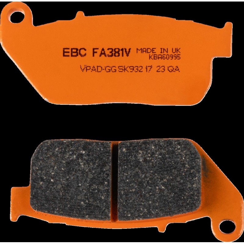 Plaquettes de Frein EBC Avant Semi-Sintérisées 381V