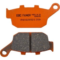 Plaquettes de Frein EBC Arrière Semi-Sintérisées 140V