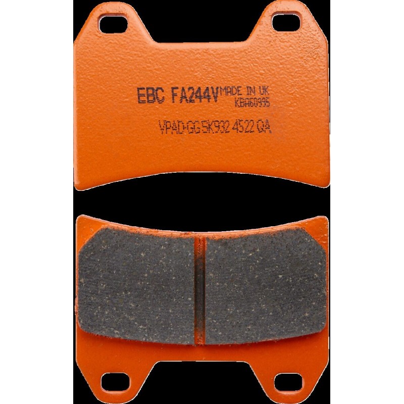 Plaquettes de Frein EBC Avant Semi-Sintérisées 244V