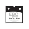 Plaquettes de Frein EBC Arrière Semi-Sintérisées 077V