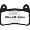 Plaquettes de Frein EBC Avant métal fritté "FA-HH" 658
