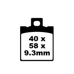 Plaquettes de Frein EBC Arrière Organique serie FA 047/3