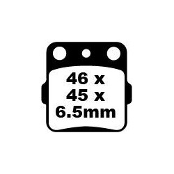 Plaquettes de Frein EBC Arrière Tout terrain Carbon "X" 084/3TT