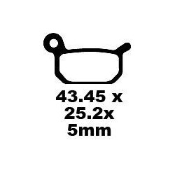 Plaquettes de Frein EBC Arrière Tout terrain Carbon "X" 325TT