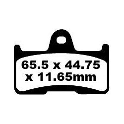 Plaquettes de Frein EBC Arrière Tout terrain Carbon "X" 344TT