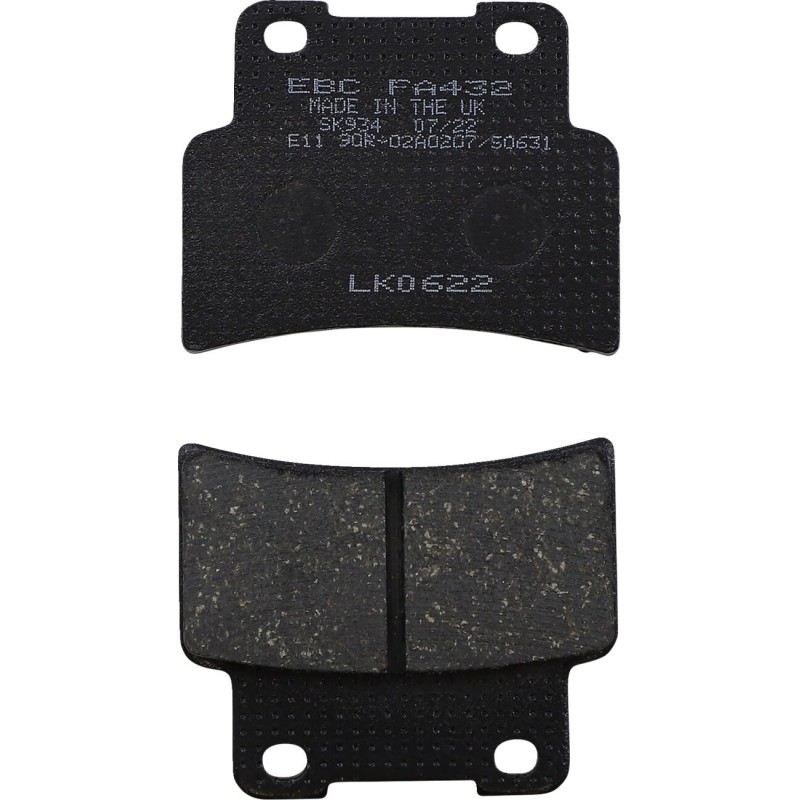Plaquettes de Frein EBC Arrière Organique serie FA 432