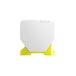 Plaque numéro frontale Rtech jaune HVA Husqvarna