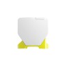 Plaque numéro frontale Rtech jaune HVA Husqvarna
