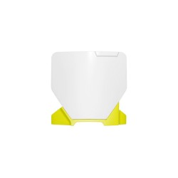 Plaque numéro frontale Rtech jaune HVA Husqvarna