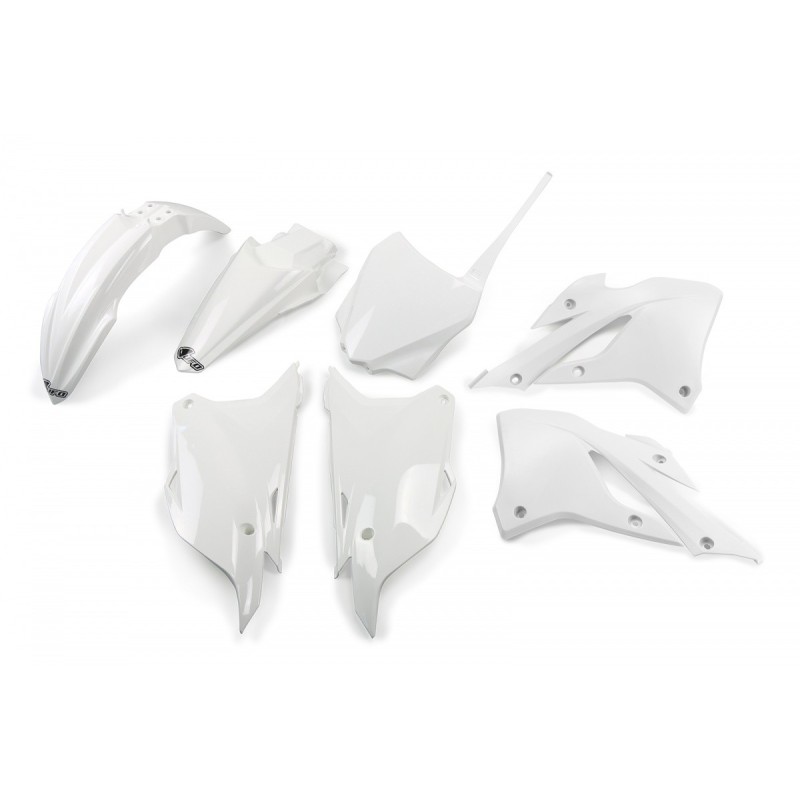Kit plastiques UFO Kawasaki 85 KX 2022 à 2026 blanc