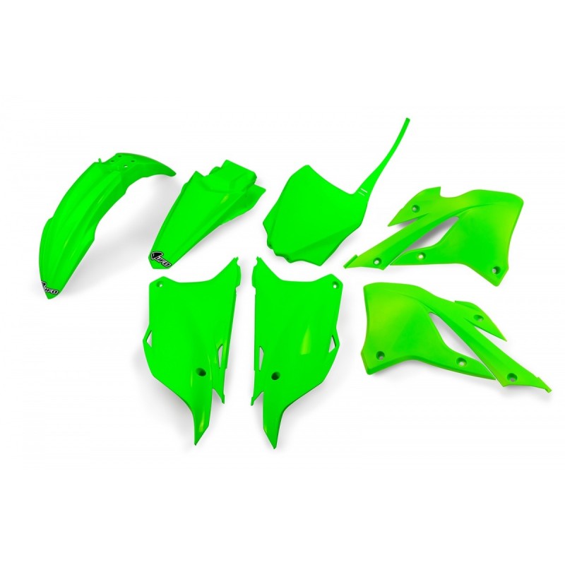 Kit plastiques UFO Kawasaki 85 KX 2022 à 2026 Vert fluo