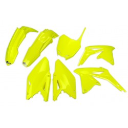 Kit plastiques 450 RMZ 2014 à 2017 Jaune fluo